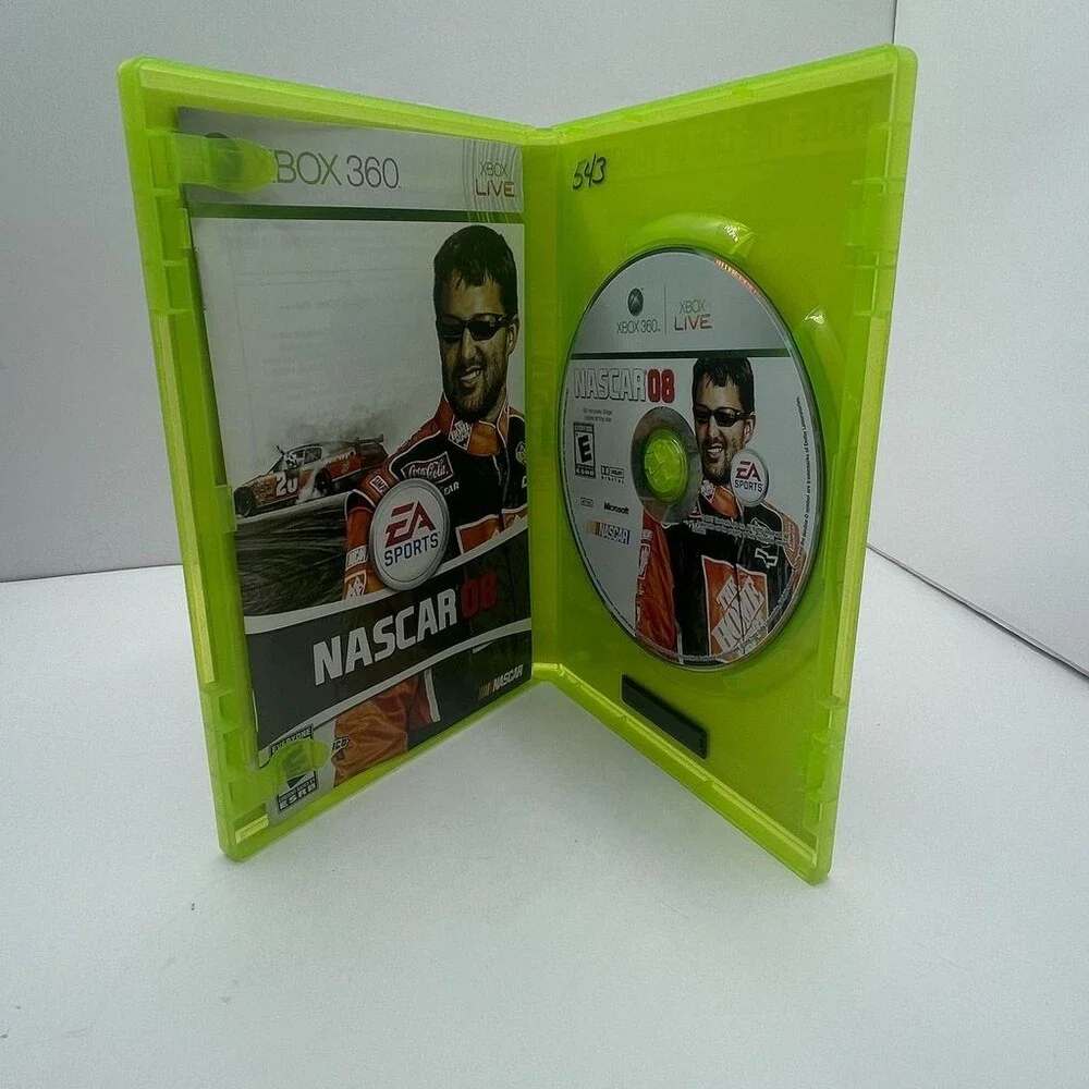 NASCAR 08 EA Sports (Microsoft Xbox 360, 2007) Complete W/ Manual